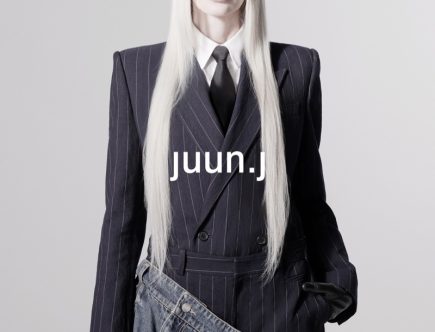 Kristen McMenamy Showcases Juun. J Fall 2025 Line as Style Protection