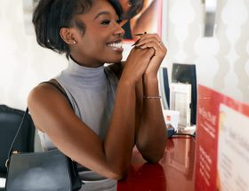 Serena Page Looks for Pinky Rings and Louboutin Ballerina Shoes